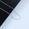 Corrente de Bolinhas de Aço Inoxidável Pingente Simples com Corrente Colar Acessórios de Joias Fabricante Atacado