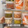 Caja de almacenamiento de plástico de grado alimenticio BNBS para kimchi con asa, caja de conservación para pepinillos y conservas de uso doméstico