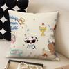 Almohada de Animales Retro Linda, Decoración Linda de Habitación, Mesita de Noche, Almohada de Doble Cara para Sofá de Sala de Estar, Extraíble y Lavable