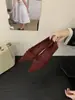 Primer Encuentro Temporada Punta Fina Tacón Alto Zapatos de Mujer Estilo Suave 2026 Nuevo Otoño Piel Suave Poco Profundos Zapatos de Trabajo de Tacón Medio