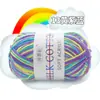 Hilo de tres cabos multicolor degradado, algodón leche, tejido a mano, grosor medio, hilo para bebé estampado, hilo para suéter de bebé e infantil, hilo de calidad de exportación