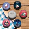 Medallas Metálicas Creativas de la Serie Navideña Más Vendidas en Europa y América, Insignias de Barra, Insignias Impresas, Insignias para Colgar, Insignias con Pin