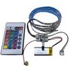 Fita de LED 5V 7 Cores RGB 5mm 60 Leds Modelo Recarregável com Função de Controle Remoto por Toque Pintura de Luz Porta-Retratos Artesanato