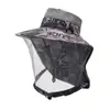 Gorra antimosquitos para exteriores, para pesca, para hombres y mujeres, con protector solar, transpirable, de malla, para pesca nocturna, a prueba de insectos y abejas.