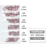 Paquete de 6 Diamantes de Grado Comercial Nacional 1440 Piezas Fondo Plano Rhinestones de Vidrio Ss3-Ss10 para Decoración DIY de Teléfono y Accesorios para Uñas