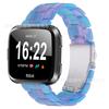 Para Fitbit versa pulseira de relógio inteligente versa2 nova pulseira de relógio de resina metal pulseira de aço relógio