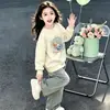 Sudadera para Niña Estilo Primavera y Otoño Ropa de Otoño Infantil 2026 Nueva Estilo Princesa Linda para Bebé Niña Cuello Redondo Manga Larga Top