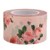 38 Dia da Mulher Deusa Decoração de Confeitaria Borda de Bolo Borda Rosa de Rosa PET4 Polegadas Bolo Mousse de Frutas Pequeno