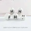 Amazon Xiyin Venda Quente 6x 10mm Contas Cerâmicas com Alfabeto Material para Fazer Pulseira DIY Infantil Conjunto de Contas