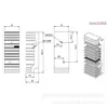 Venta Directa del Fabricante Recomendada 62.5*28*30 Estufa de Inducción Radiador Electrónico Disipador de Calor Perfil de Aluminio Alta Eficiencia