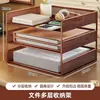 Estanterías de almacenamiento por tema, estanterías de escritorio, organizadores de escritorio para dormitorios estudiantiles, expositores de libros de varios niveles, organizadores de archivos para escritorio de oficina