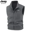 2026 Nuevo Chaleco de Pesca Casual para Exteriores de Primavera y Otoño para Hombre, Ropa de Trabajo para Hombre, Talla Grande, Multibolsillos, Chaleco de Secado Rápido