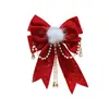 Grampo festivo vermelho Acessórios de cabelo para bebês Ano Novo acessórios infantis estilo chinês grampo laço de menina cocar de Ano Novo