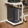 Suporte para Host de Computador, Rack de Armazenamento, Rack de Armazenamento Móvel para Escritório, Rack Lateral de Mesa com Rodas, Suporte para Gabinete de Computador