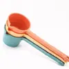 Cucharón de agua casero de mango largo Cocina Plástico engrosado Cucharón de agua Flotante Salpicaduras de agua Riego de flores Baño Niños Cucharón de agua para champú