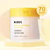 Koec Kit de Cuidados Faciais e Corporais com Ácido Kójico e Cúrcuma Transfronteiriço Tônico + Máscara Peel-Off + Sérum + Algodão