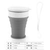 Venta Caliente de Amazon Taza de Agua Plegable de Silicona para Exteriores Estudiante Práctica Taza de Café Taza de Plástico Regalo en stock