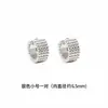 En Stock Venta Directa de Fábrica Pendientes de Aro Lisos Plateados de Gama Alta para Mujer, Nuevo Modelo 2026, Clips para Orejas de Lujo Ligero, Pendientes Elegantes Versátiles