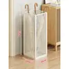 Estante para guardar paraguas para la entrada del hogar, soporte para paraguas con drenaje, estante de almacenamiento para colocar paraguas detrás de la puerta