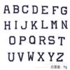 Nuevas pegatinas de tela monocromáticas con letras pequeñas, accesorios de ropa, etiquetas bordadas por computadora en inglés, pegatinas bordadas decorativas para equipaje, venta al por mayor