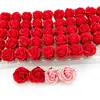 Vendas Diretas da Fábrica Mini Cabeças de Flores do Tamanho de um Polegar DIY Flores de Sabão Semi-Acabadas Cabeças de Flores de Rosa Presentes de Flores de Sabão Atacado