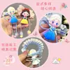 Faixa de Cabelo Fofa Infantil Elsa Branca de Neve Corda de Cabelo Bola de Laço para Menina Prendedor de Cabelo de Menininha