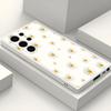 Item Popular de Site Independente: Capa de Celular Design Floral Vintage Margarida Pequena Adequada para Samsung S25/24/23 com Recortes Precisos, em Estoque
