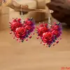 Adequado para Pingentes, Brincos em Formato de Coração, Brincos Acrílicos Temáticos de Rosa para o Dia da Mulher, Dia dos Namorados, Vários Estilos da Moda Perfeitos e Novos