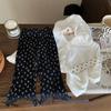 Conjunto de Menina Primavera e Outono Estilo Ocidental de Bebê Camiseta com Capuz de Renda Coreana Personalizada Tendência Calça com Flor de Cerejeira Sino