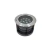 Luz LED Subterránea para Exteriores Impermeable Anti-Deslumbramiento Esquina Cuadrada Luz Lavadora de Pared Foco Empotrado en el Suelo 12W