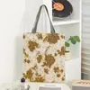 Fábrica de Origen Popular Transfronterizo Distribución Hilo Poliéster-Algodón Teñido en Hilo Jacquard Bolso de Viaje Portátil Bolso de Mano Plegable Bolso Cruzado