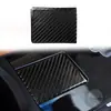 Aplicable a 06-12 Lexus IS IS 250 300 350C panel de portavasos de control central interior de coche de fibra de carbono