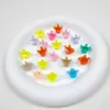 Mini grampo de cabelo pequeno infantil acessórios de cabelo de plástico com glitter presilha de cabelo fofa de gelatina para cabelo de bebê trançado grampo de cabelo quebrado presilha de cabelo