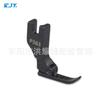 P363 máquina de costura industrial preto titânio aço zíper calcador plano carro palito estreito todo aço calcador plano acessórios para carro