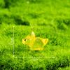 Micro Paisaje Luminoso Dinosaurio Triceratops Musgo Paisajismo Resina DIY Artesanía Decoración Animal Adornos Pequeños Lindos