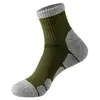 Calcetines para Correr Maratón para Hombre Calcetines de Algodón Suela Gruesa de Toalla Anti-Olor Senderismo al Aire Libre y Montañismo Calcetines Deportivos Profesionales para Hombre