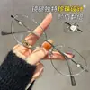 Armação Ultraleve Novos Óculos Miopia Gatinho para Mulheres, Que Podem Ser Equipados com Lentes Planas Anti-Luz Azul de Alta Definição com Armação Oval