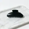 Novo Presilha de Garra Meia-Lua de Silicone Toque de Luxo Parte de Trás da Cabeça Anticolisão Antiderrapante Temperamento Suave Presilha Tubarão Acessório de Cabelo da Moda para Mulheres