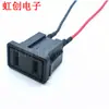Enchufe plano de dos orificios enchufe de alimentación de dos posiciones enchufe de alimentación de CA se puede usar como conector de cable de soldadura Cable terminal
