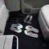 Chinelos Meio Pé Xiao Jin Super Macios Chinelos de Praia Sandálias de Design Francês para Uso Externo Salto Baixo Verão Fundo Macio Fivela