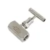 Válvula de esfera tipo agulha com rosca interna, válvula de bloqueio tipo agulha, válvula para instrumentos, válvula reguladora de pressão hidráulica e pneumática