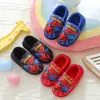 Pantuflas de algodón para niños, talla grande, diseño de dibujos animados de invierno, antideslizantes, cálidas, para uso en interiores, con talón cerrado, adecuadas para niños y niñas, estilo moderno