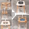 Silla de Inodoro de Madera Maciza para Mujeres Embarazadas, Inodoro Móvil para Personas Mayores, Taburete de Inodoro para el Hogar, Inodoro de Sentadilla Convertido a Inodoro de Asiento, Vela Excelente