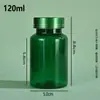 Botellas dispensadoras con tapa UV multicolor de plástico PET Botellas pequeñas para medicina Cápsulas selladas Botellas de suplementos para la salud Stock directo de fábrica Venta al por mayor