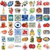 50 Pegatinas de Graffiti de Tomate Mediterráneo Transfronterizas Decorar Manualidades DIY Papelería Equipaje Notas Pegatinas Impermeables