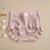 Calcinha feminina sem costura, cintura média, levanta bumbum, plus size, 100A antibacteriana, com forro de cogumelo reishi e seda de amoreira, modelo biquíni triangular, atacado