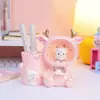 Adornos de Escritorio Creativos Bella Coneja Portalápices Lámpara Almacenamiento Decoración Regalo para Amigos Decoración del Hogar Regalo para Estudiantes Venta al por Mayor
