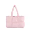 2026 Nuevo Lindo Gran Capacidad Bolsa Acolchada Suave Cálida Estilo Europeo y Americano Bolsa Cuadrada Bolsa de Chaqueta de Plumas para Mujer Comercio Exterior