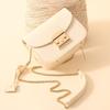 Bolso Pequeño para Mujer, Nuevo Estilo Versión Coreana, Bolso Sencillo Versátil con Cadena de Cierre, Bolso Cuadrado Pequeño, Bolso Bandolera de Un Hombro