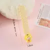 Peine portátil con patrón de dibujos animados en forma de espina de pescado para uso doméstico, adecuado para seccionar el cabello, peine de alta gama lindo y elegante para niñas, venta al por mayor